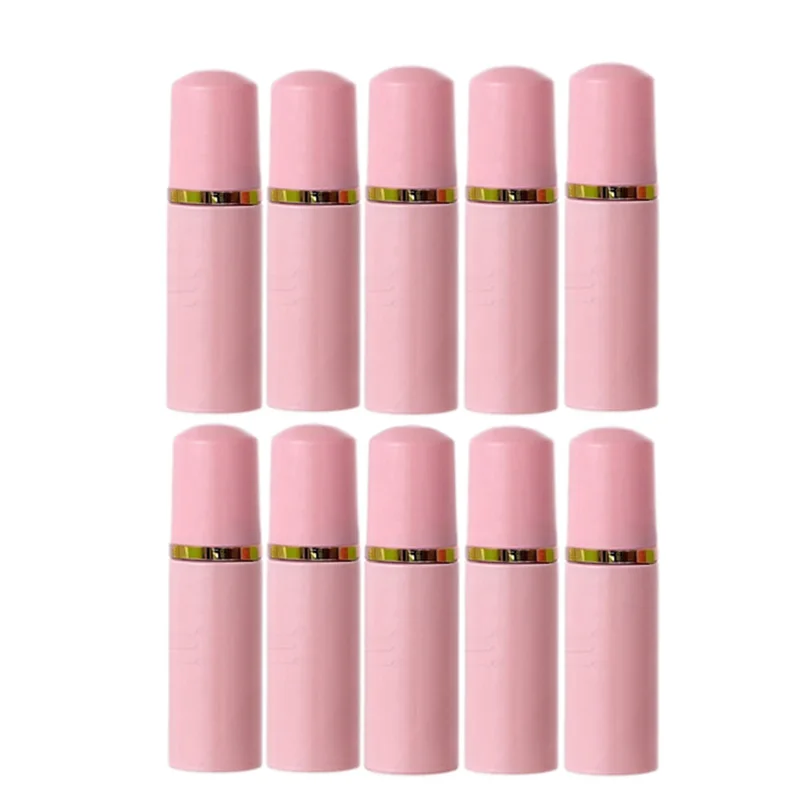 14/30/50pcs 60ml 플라스틱 거품 펌프 병 샴푸 포밍 핑크 클렌저 병 리필 가능 빈 화장품 용기 도매