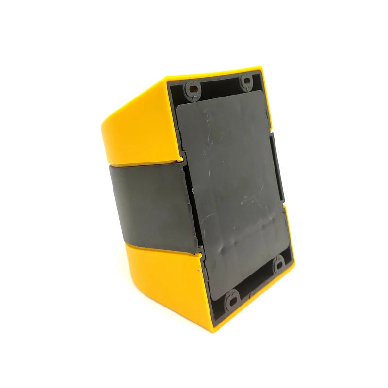 10m Warning Belt Wall Mounted Safety Retractable Belt Barrier Tape Yellow/Black Stripe Caution Danger Do Not Enter Cross Tape