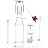 Aquarium in-Sump DC Protein Skimmer, with Controllable DC Pinwheel Pump for Up to 50-100Gal Reef Tank (N100 Plus) 5