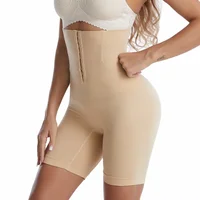 Shorty gainant amincissant pour femme, taille haute, avec crochets, effet ventre plat et rehausseur de fesses 5