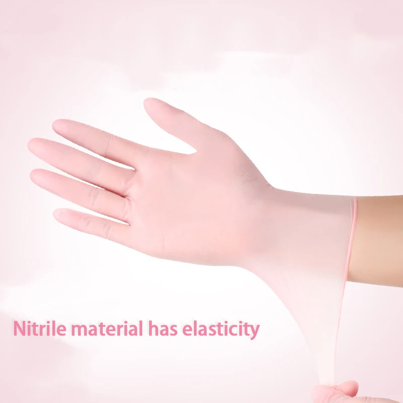 Disposable Nitrile Cleaning Gloves 20/50/100/200/400/1000pcs Suitable for Hair Dyeing Beauty Salons Kitchen