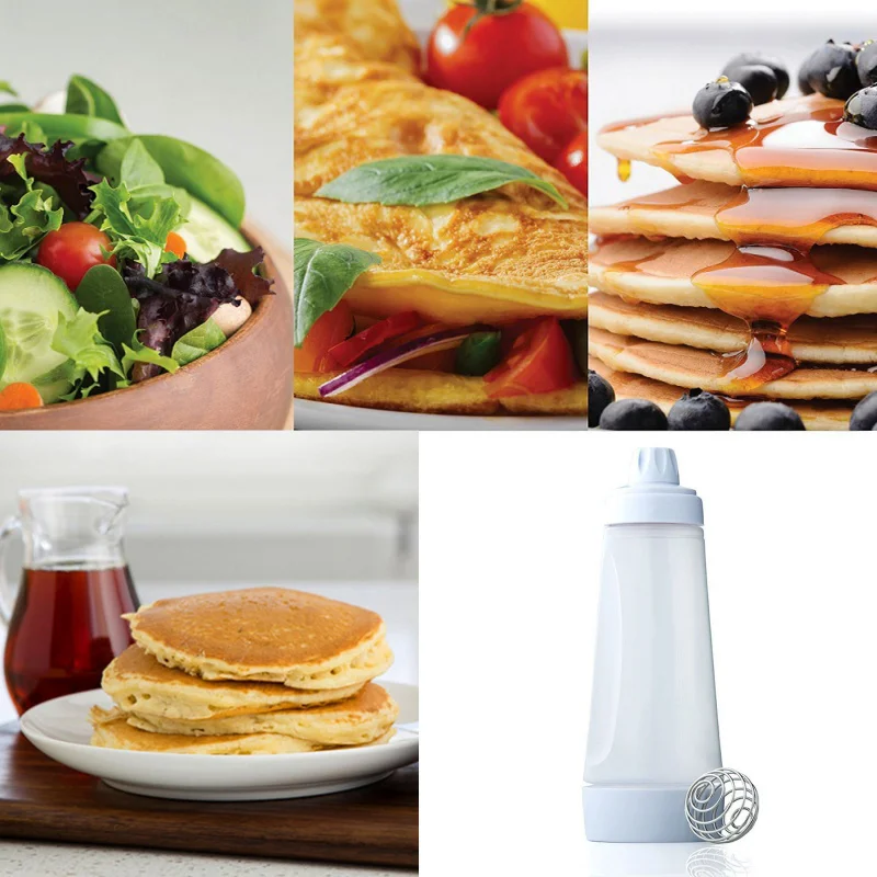 Description Picture 6 of itemWaffles Dispenser 1000ml Batter Mixing Bottle Pancake Dispenser and Mixer Pancake Batter Shaker Bottle Cake Baking Cookie Tools