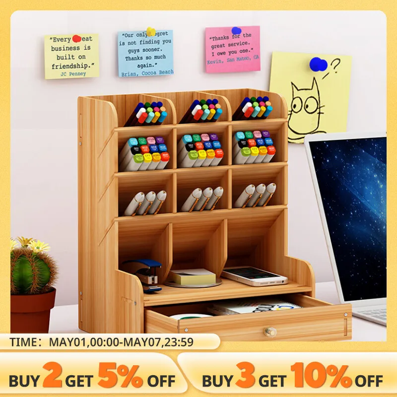 Wooden Desk Organizer 1