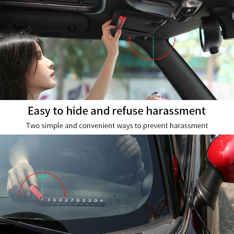 Notez La Carte De Stationnement De Plaque D'immatriculation De