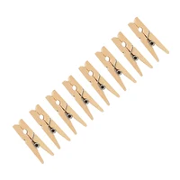 100pcs Wooden Clip Clothes Pants Drying Photo Fixing DIY Mini Wooden Clip Clamps Assorted Set 1