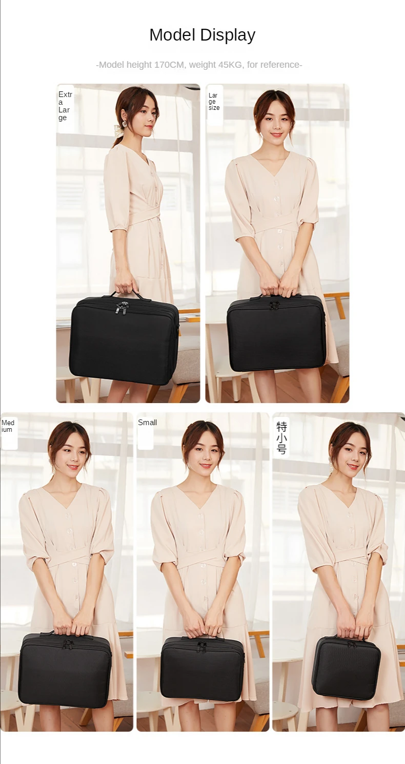 Modèle De Trousse De Toilette Trousse De Rangeent De Voyage - Sac De Aquillage Trousse Maquillage Grande Capacité