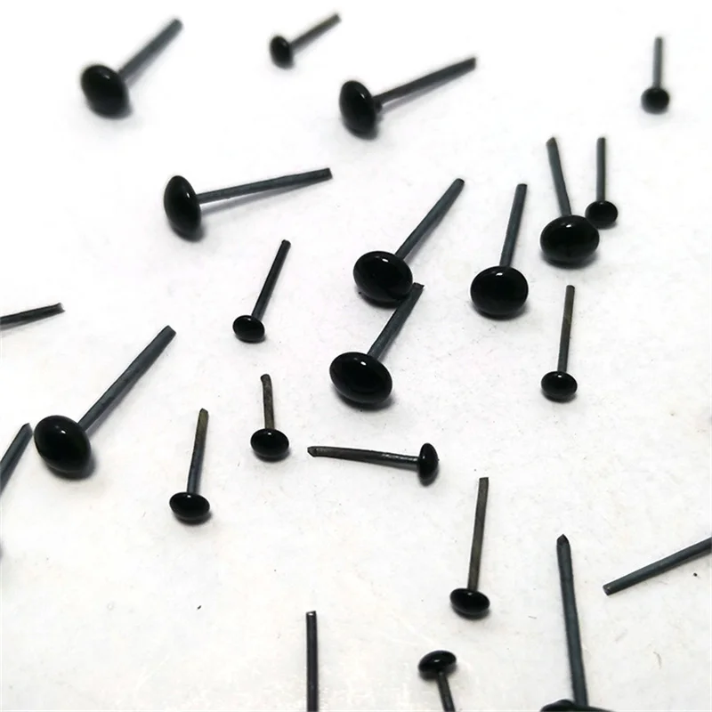 100Pcs 2m/6m/8m/12m Wool Felt Handmade DIY Needle Insert Glass Simulation Doll Eye Toy Dough Sculpture Food Carv Accessories Toy 6
