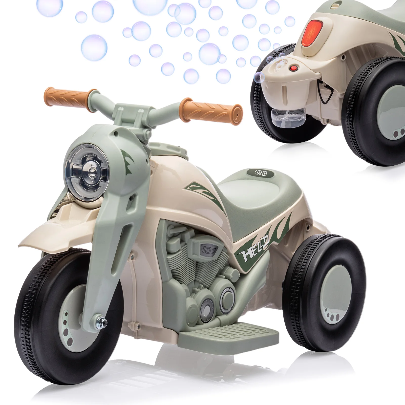 Kids Electric Bubble Motorcycle 8