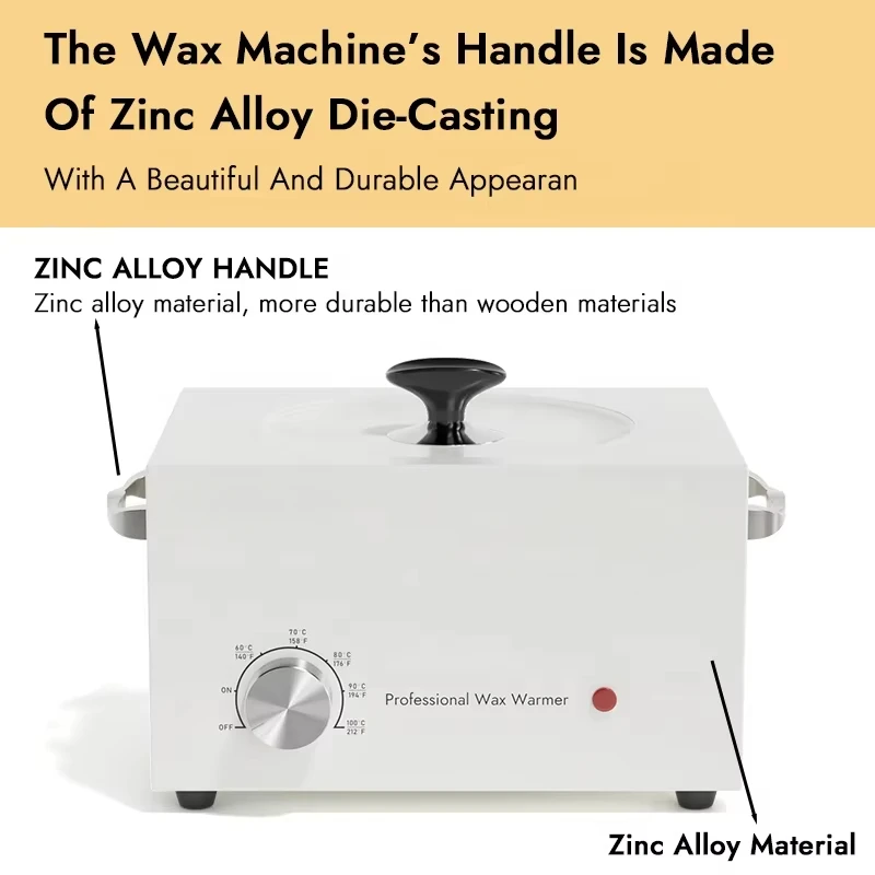 Depilatory Wax Heater Single Pot Iron Hair Removal Wax Machine 350W Electric Warmer