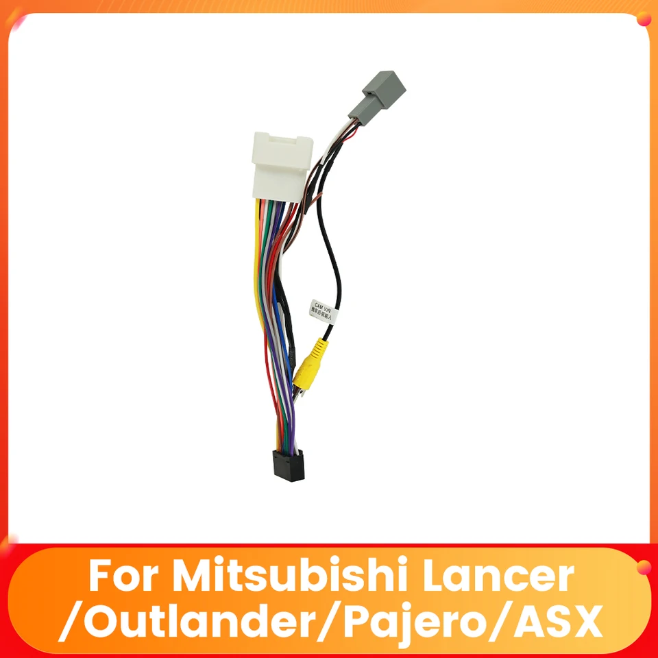Triton Audio Producto: Radio Wire Harness 20Pin Stereo Connector Compatible With Mitsubishi Lancer Outlander Mirage Pajero Triton ASX Aftermarket Car Stereo Wiring Harness Adapter Pajero 2008