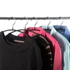 10-50 PCS Non-Slip Space Saving Clothes Hangers Durable Sturdy Contour Metal Shirt Clothes Hangers Suitable for Coat Jacket Suit 5