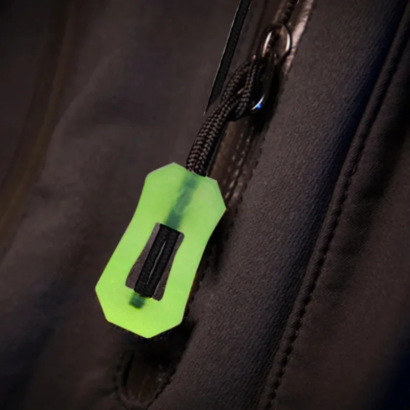 Luminous Glow-in-the-Dark Zipper Pull Repair Kit – 6-Piece Set for Backpacks, Clothing, and Jackets