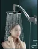 Bathroom 6 Inch High Pressure 360 Degrees Rotation Large Round Big Rainfall Sprayer Bathroom Hand Held Shower Head Accessories 3