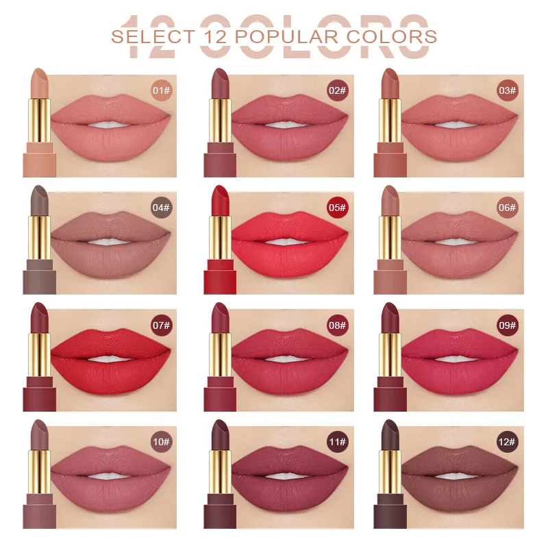Women Fashion Matte Liquid Lipstick cb5feb1b7314637725a2e7: 12PCS|12PCS|12PCS|12PCS|12PCS|6PCS|6pcs|6PCS|6PCS|6PCS