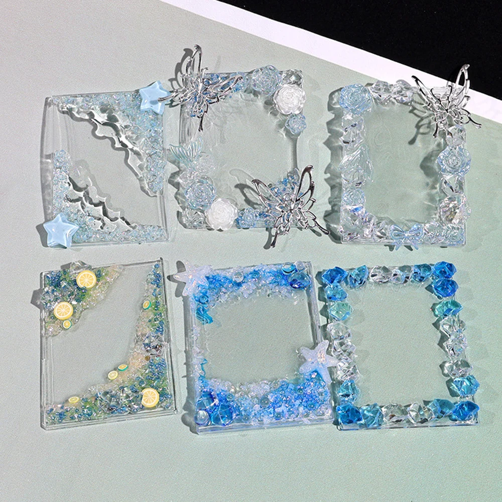 쉘 카드 브릭 절묘한 사진 카드홀더, INS 사진 슬리브, 창의적인 포토카드, 보호대 방진 사진 프레임, 여아 선물