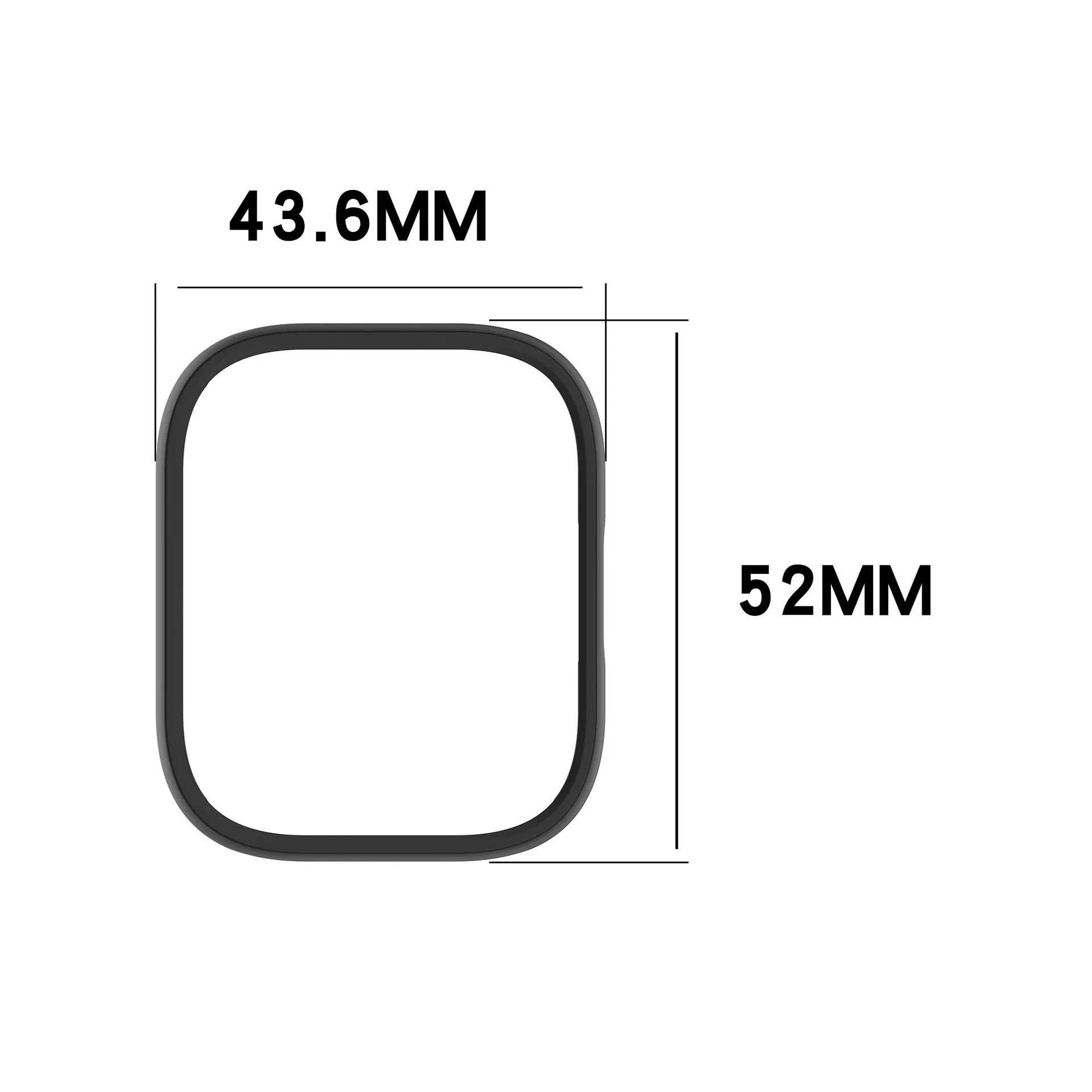 Durable Protective Silicone Case for Smart Watches - Bumper Cover and Strap Accessories
