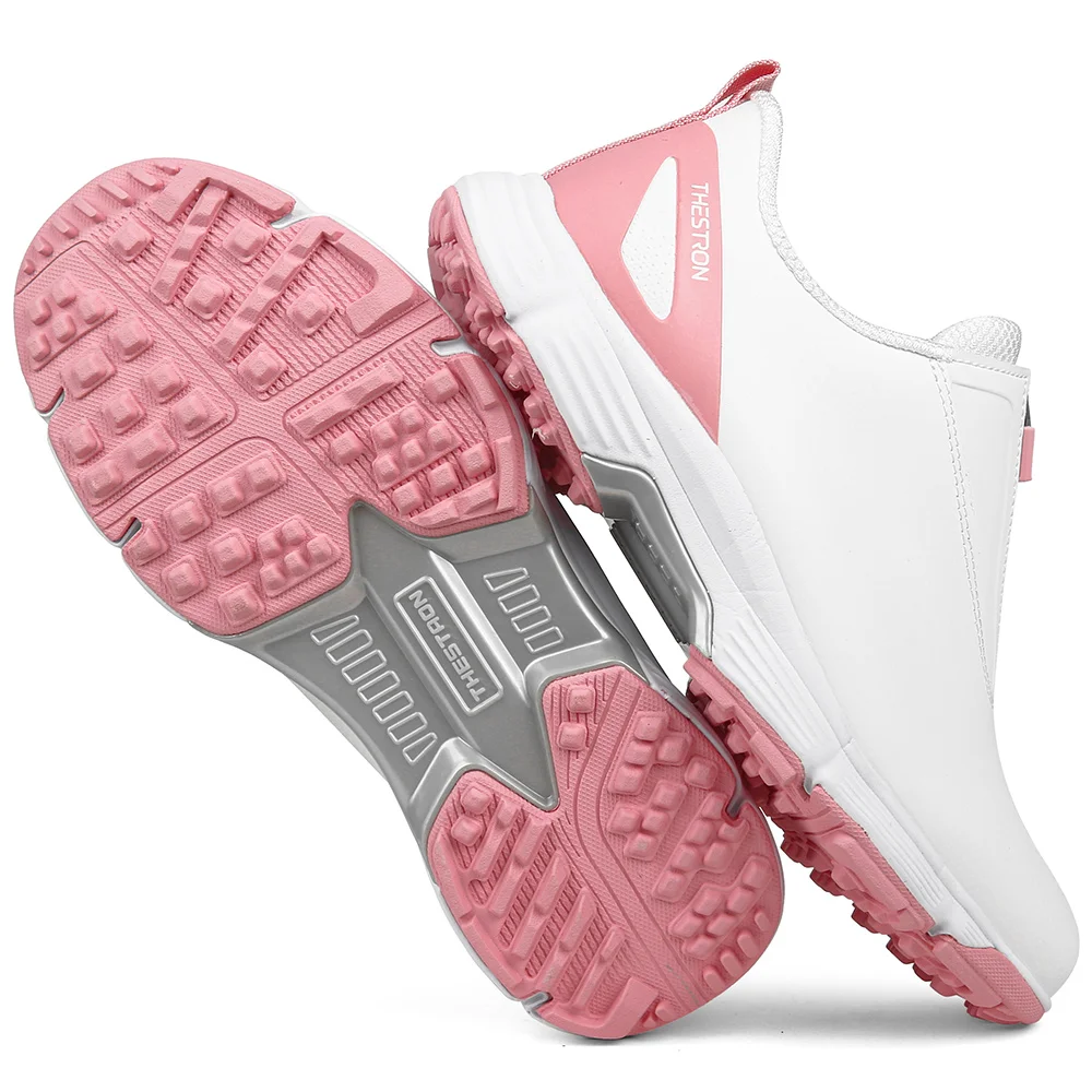 Women Spikeless Golf Shoes Waterproof Golf Sneakers Outdoor Walking Footwears