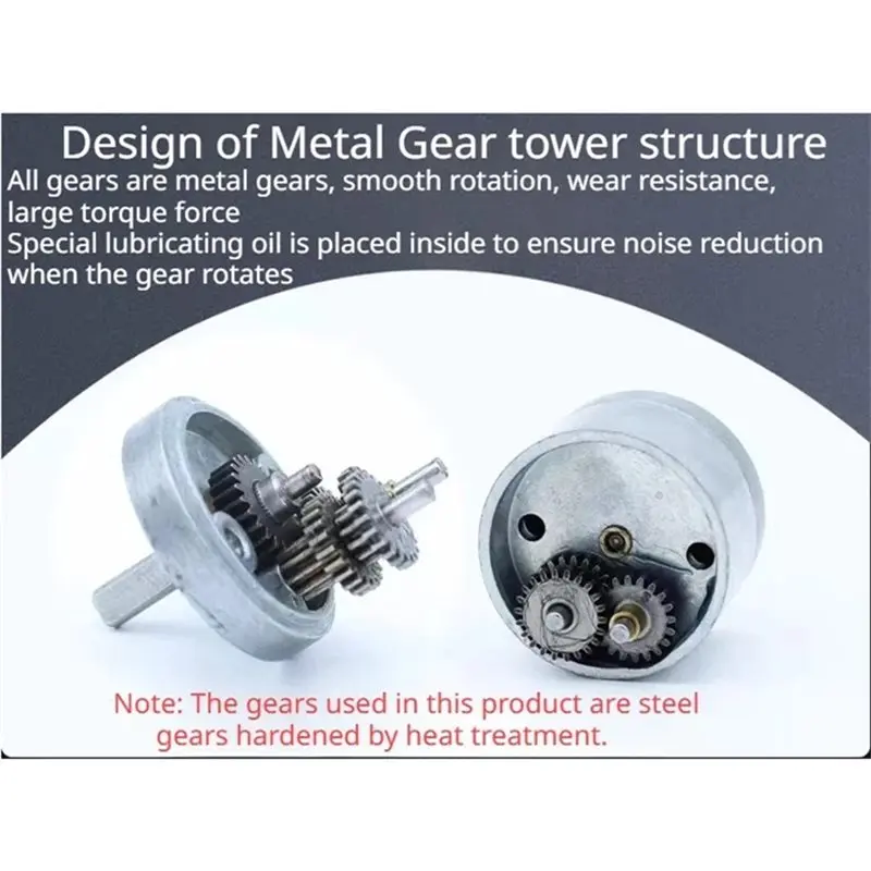 A25P GA25-370 기어 감속 모터 DC 6V 고토크 전기 모터 360RPM DIY 로봇 스마트 카용