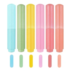 MAJOHN Candy Color Mini Fountain Dip Pen - Artistic Girl Cute Ins Style Stationery - F (6 Colors Set)