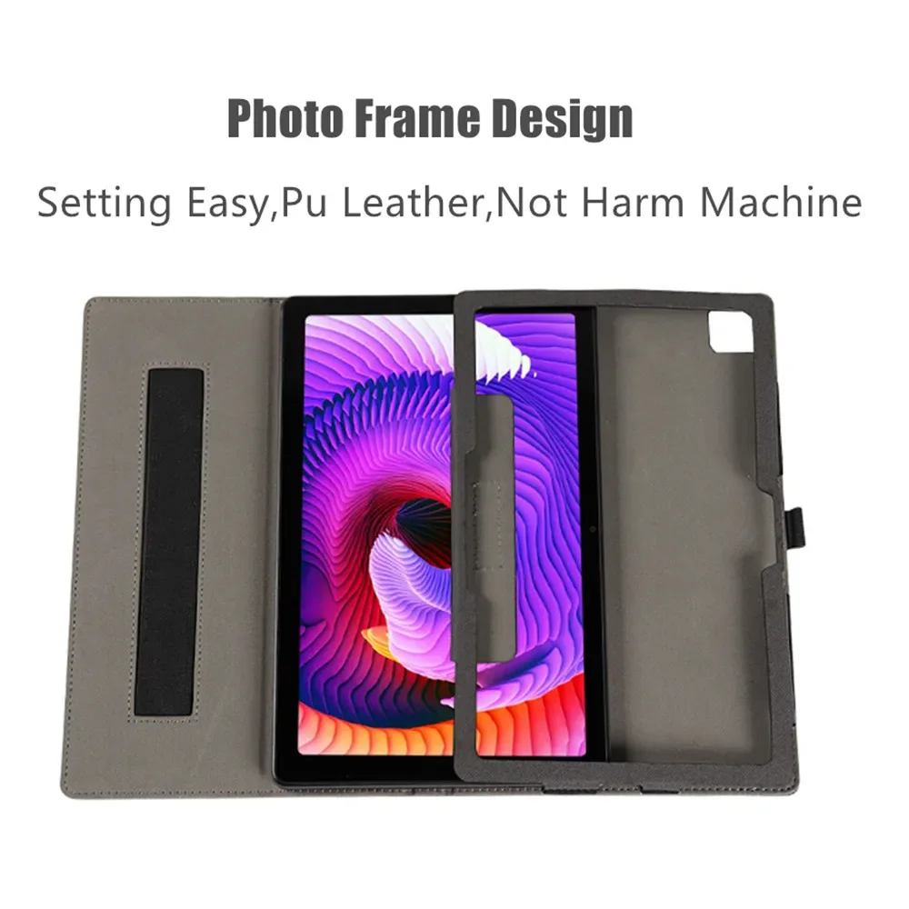 Premium Flip Cover with Folding Stand - PU Leather Protective Shell