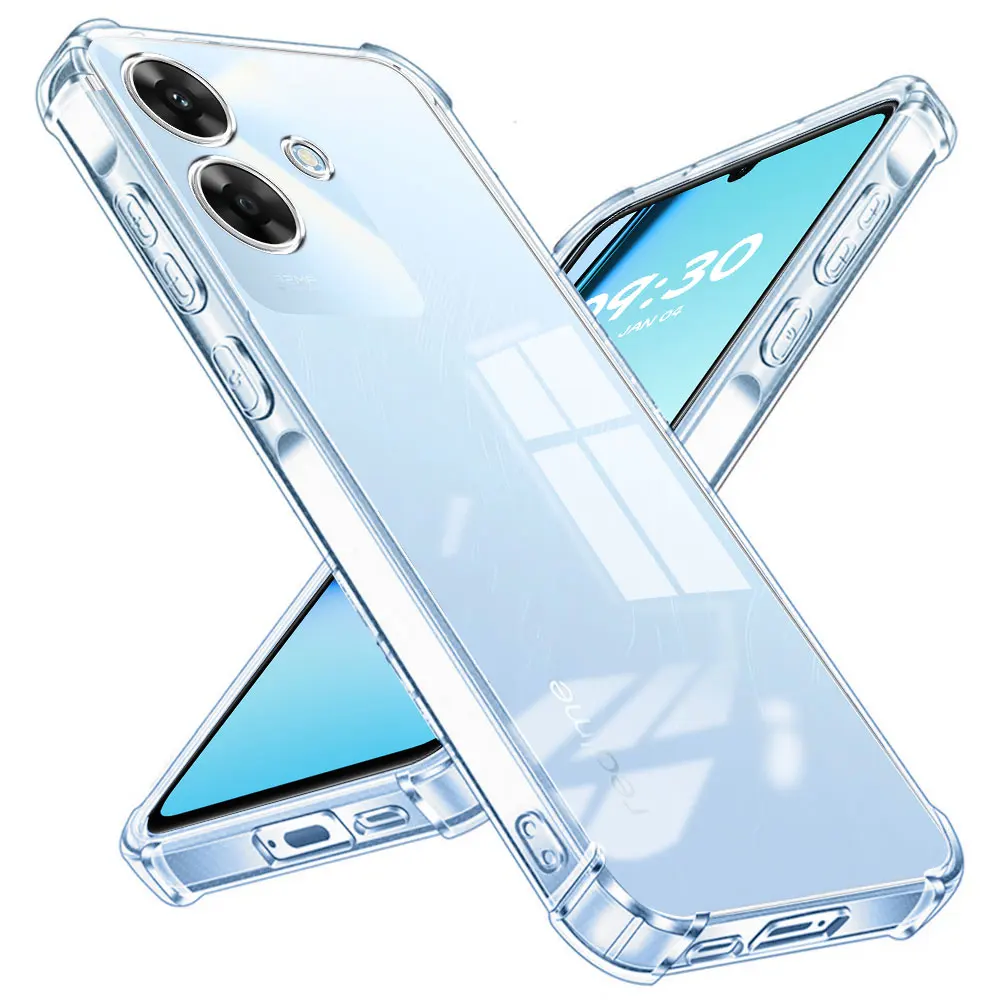 Shockproof Clear Soft Silicone Phone Case