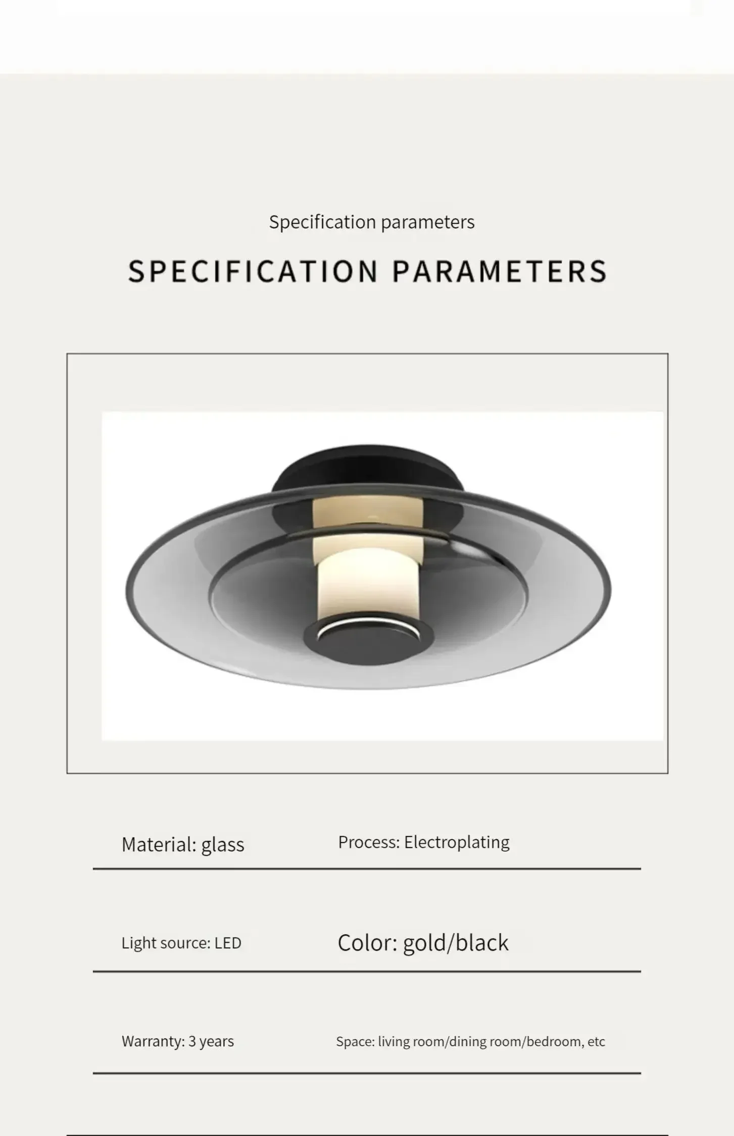 Glass Wall Lamp glass wall lamp Modern Minimalist Amber Glass Disc Wall Lamp Led Bedroom Living Room Golden Black Indoor Home Decoration Sconce Lighting Fixture