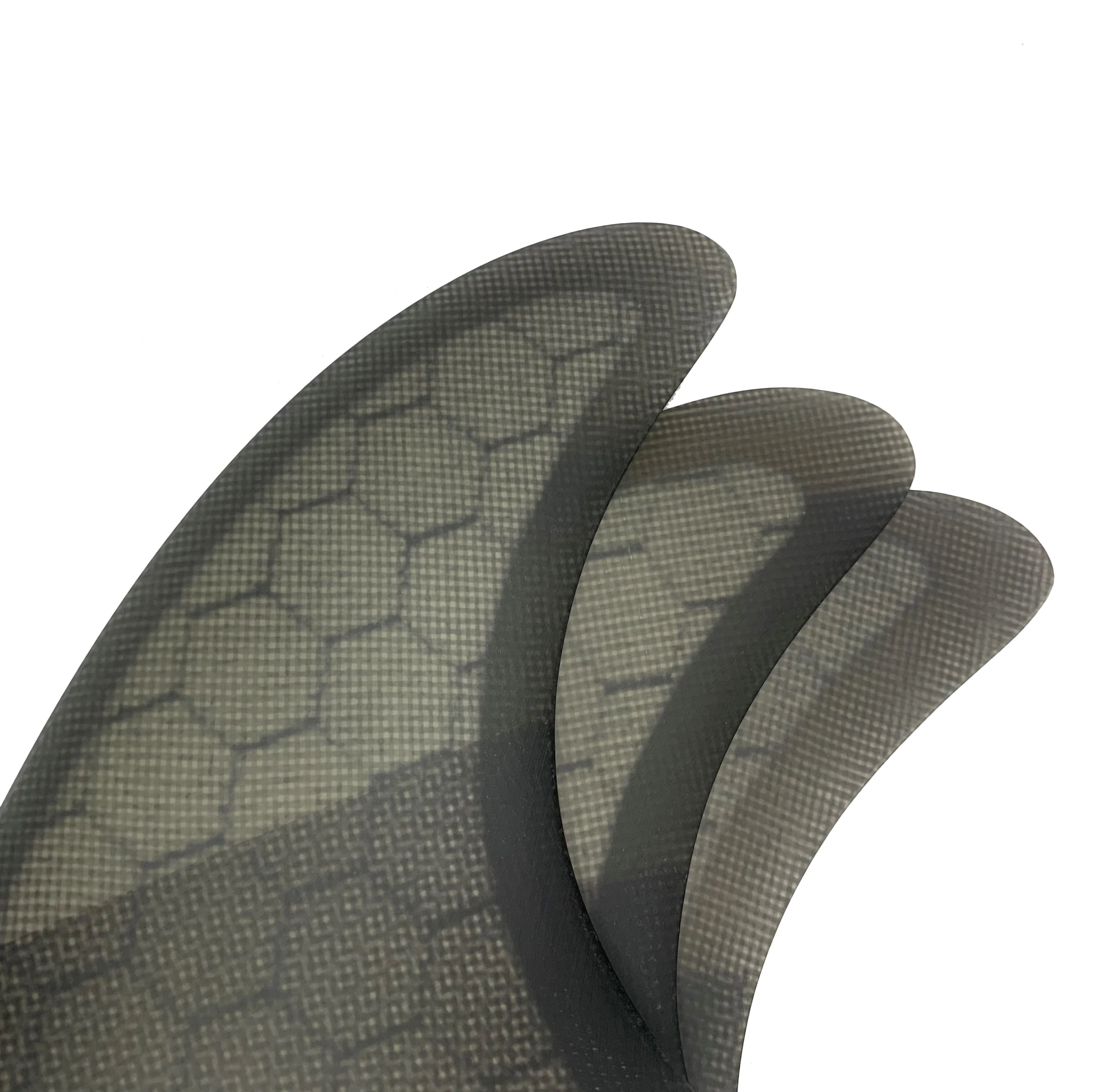 Surfboard Fins AM2 Honeycomb Surf Fin Twin Tab II Base Fiberglass Thruster Fin 3pcs/Set for Sale