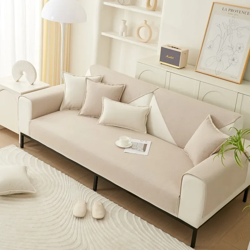 Waterproof Sofa Cover Not-slip Corner Sofas Mat For Living Room Washable Chair Slipcover Pet Kid Mat For 1/2/3/4 Seat Home Decor 3