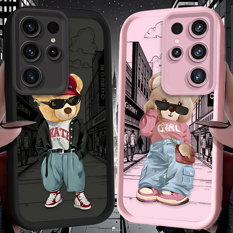 Chic Bear Design Phone Case - Cute and Stylish Protective Cover