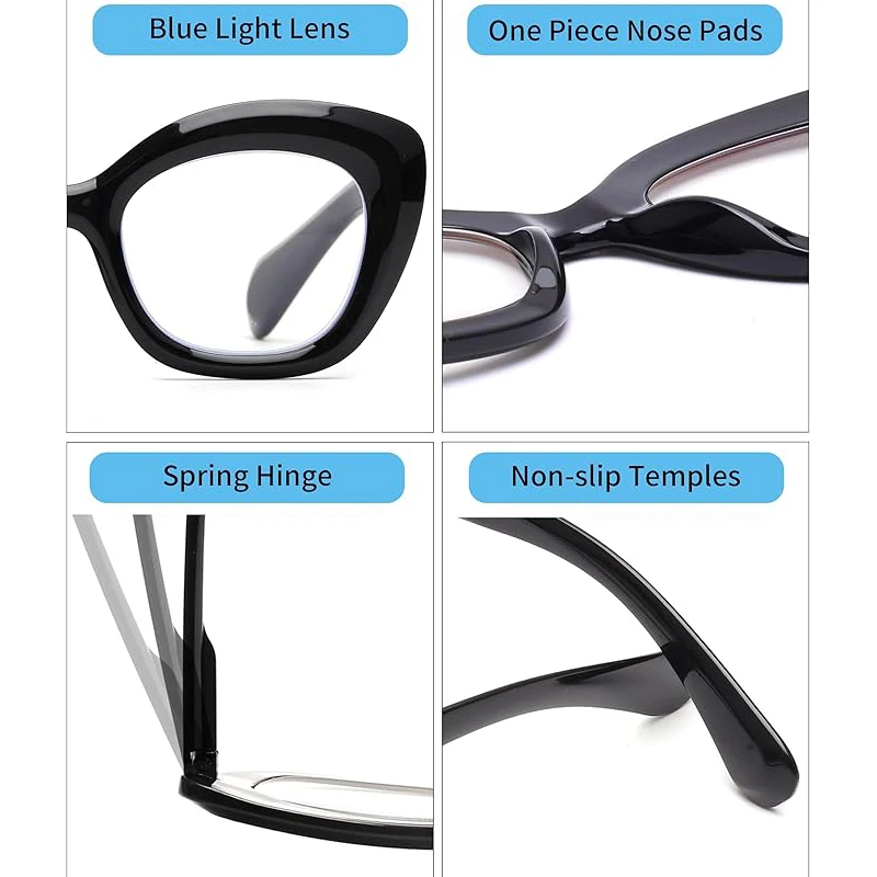 JM Cateye Reading Glasses Blue Light Blocking Computer Reader for women men Magnifier Presbyopic Diopter reading glasses,presbyopic glasses,anti blue light glasses