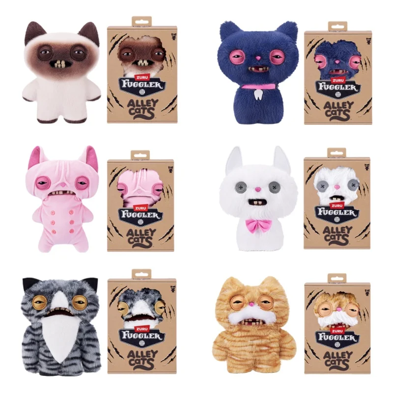 original-fuggler-alley-cats-plush-doll-cute-tooth-monsters-funny-ugly