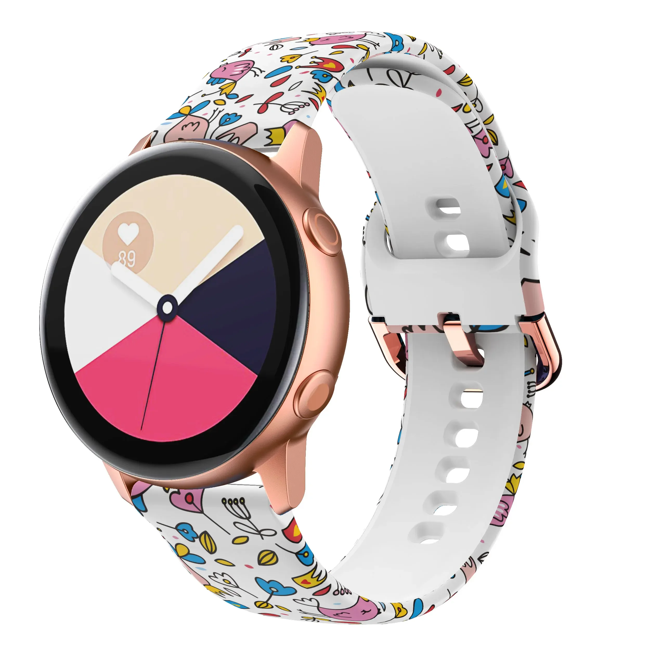 Stylish Printed Band for Smartwatch (20mm/22mm)