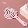 Women's Professional Hair Brush For Long Hair Anti-Static Volumizing Massage Comb Hollow Out Design For Blacks And Wigs