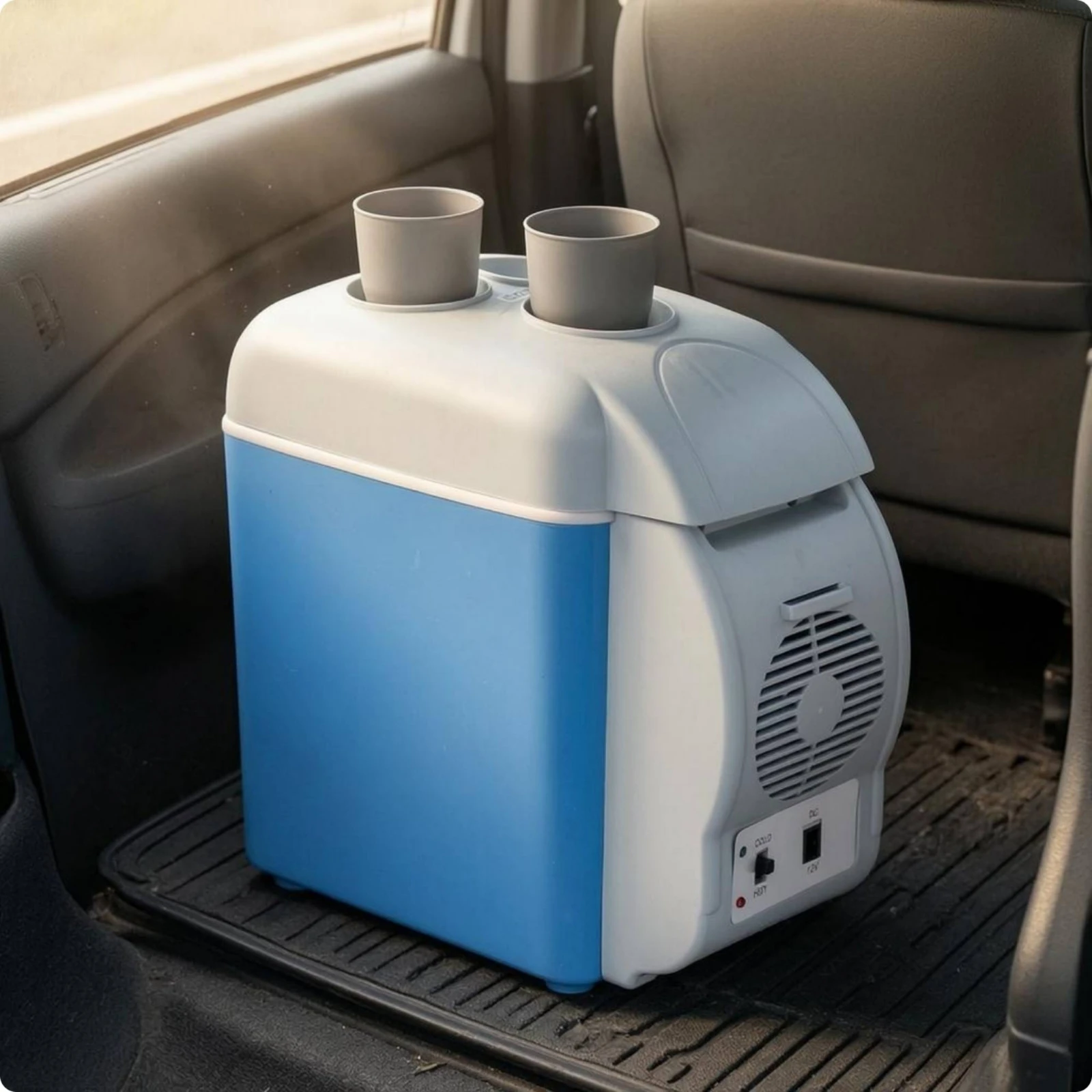 7.5L 미니 냉장고 12V/220V 듀얼 전압 미니 냉장고 휴대용 냉장고 컴팩트 사이즈 사무실용 소형 가전제품