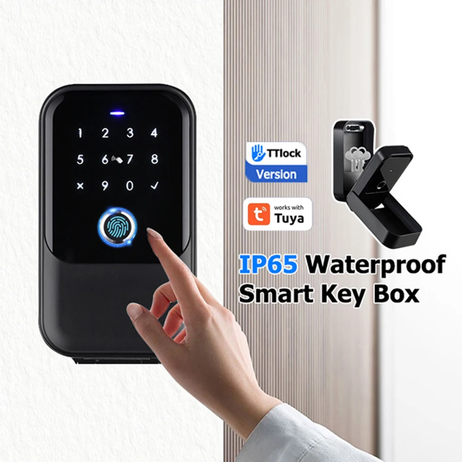 SmartKeyBoxWaterproofTuyaTtlockFingerprintBluetoothWifiDigital