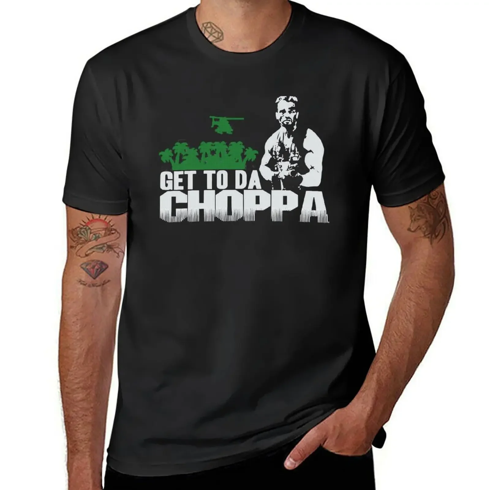 

Get To Da Choppa T-shirt sweat korean fashion mens workout shirts