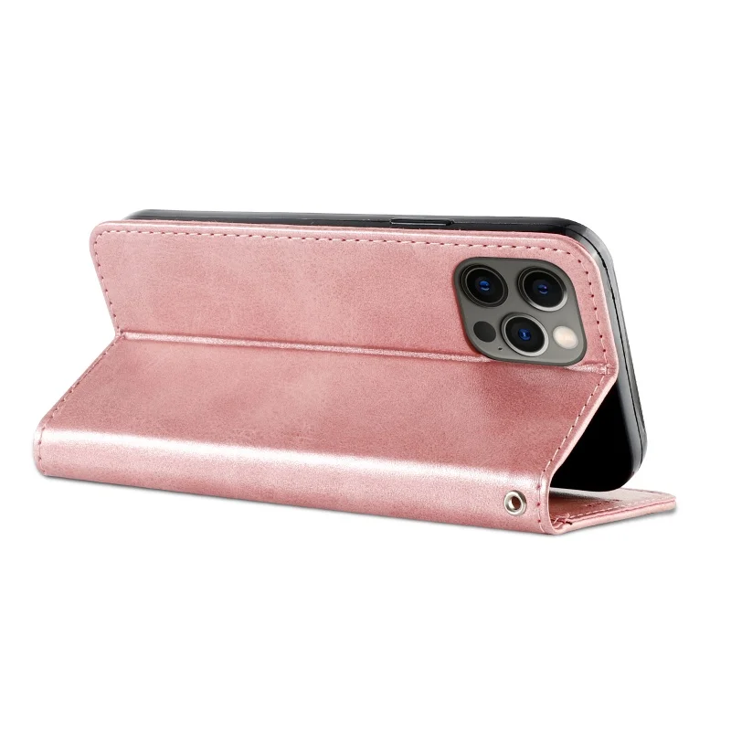 Elegant Magnetic Leather Wallet Phone Case with Card Holder