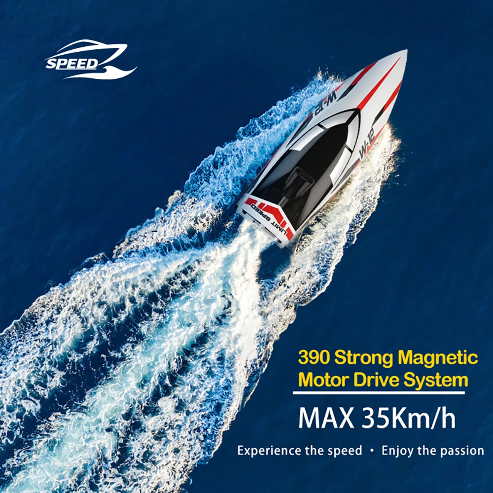 Bateau RC 2.4G auto-redressant se relevant après un retournement