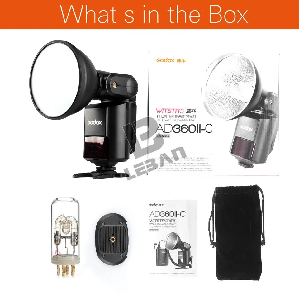 Godox witch-ad360ii c/n 360w,n80 ttl hssフラッシュ