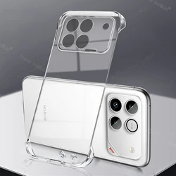 Frameless Slim Clear Transparent Hard Plastic Phone Case Cover for Honor Win (Transparency)