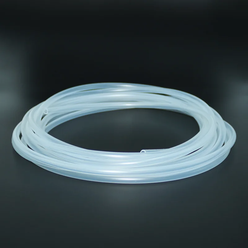 Tubo Silicone 3mm 4 mm Esterni 3.28Ft 1M Flessibile Gomma Silicio Trasparente