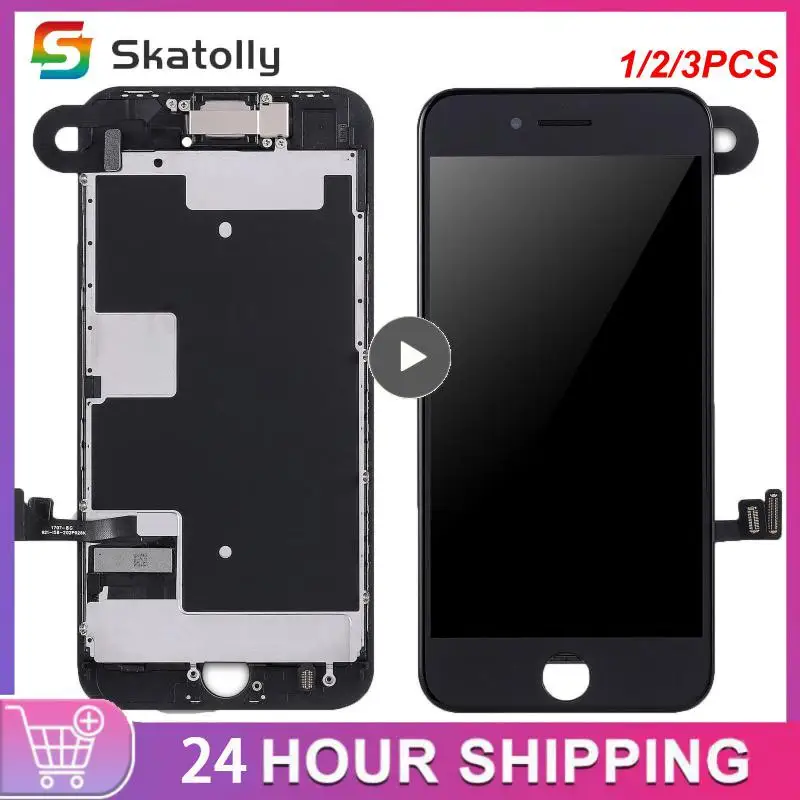 

1/2/3PCS Display For 5 5S SE 5C with Touch Screen Digitizer Replace For 5/5C/5S/SE No Dead Pixel+Tempered