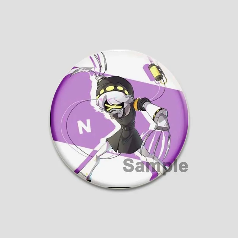 Creative Cartoon V Fanart Lapel Pin - Cute Brooch & Backpack Badge for Fans and Friends Gift