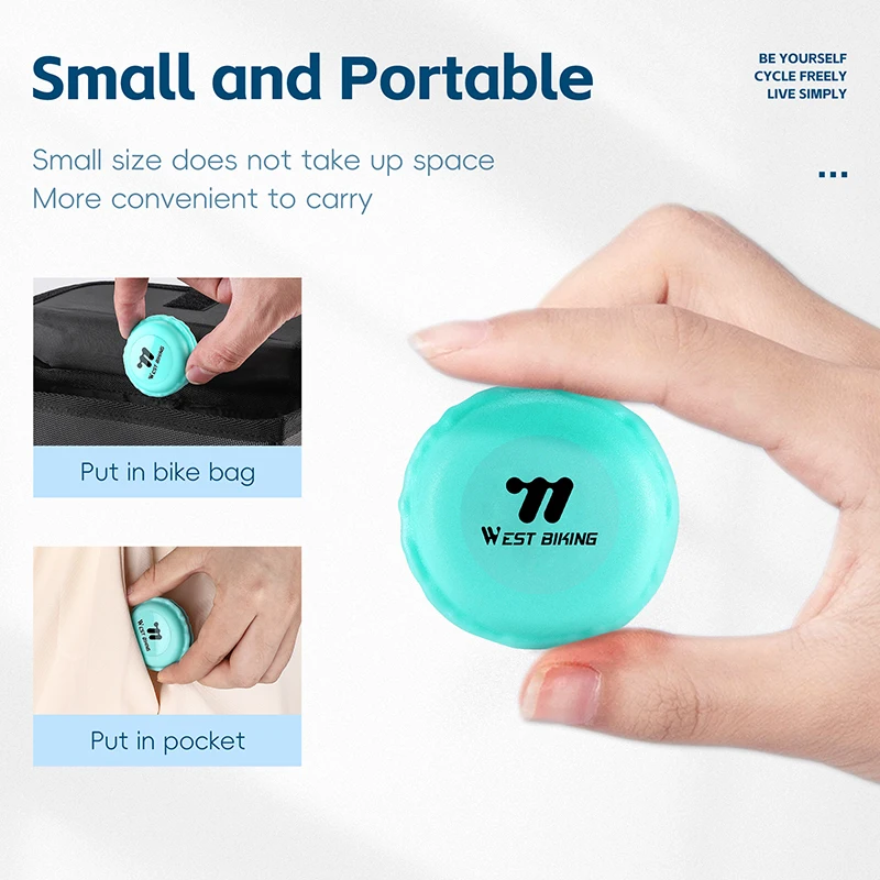 WEST BIKING Bicycle Tire Patch Glue Free Mini Repair Tool Porable Bike Inner Tube Patch Soft Rubber Material Bicycle Repair Tool