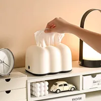 A Cloud Creative Tissue Box Wall Hanging Household Bathroom Paper Box Simple Solid Color Living Room Restaurant Tissue Box 2