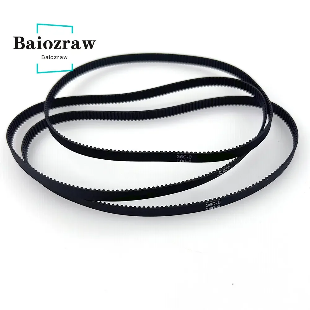 3D Printer Parts GT2 6mm Closed Loop Rubber Timing Belt 302 308 320 330 336 340 348 350mm 2GT 1pcs - 2