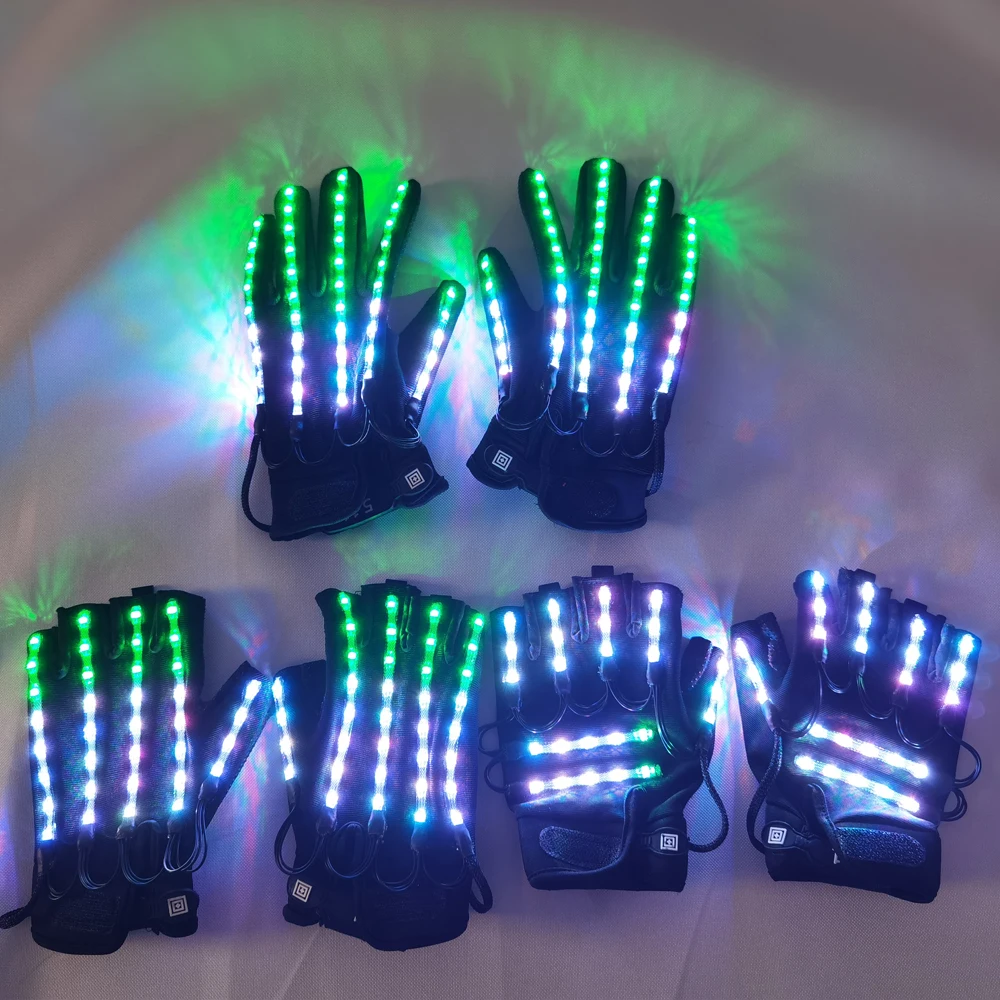 Wireless Light Up Glasses 3 Modes Led Luminous Glasses Glow In The Dark For Parties Dj Halloween