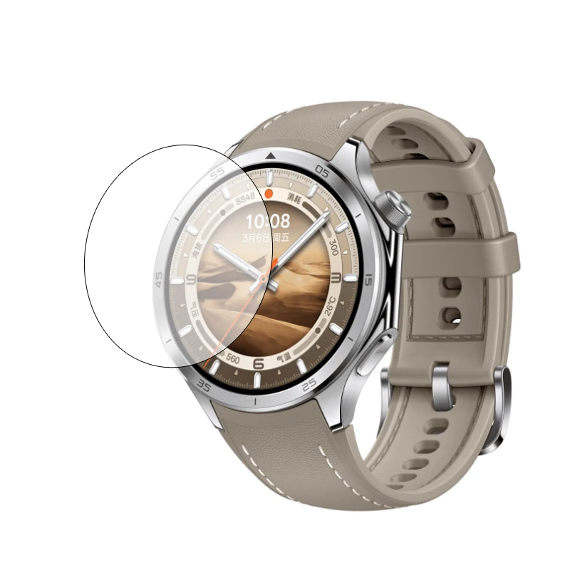 Smartwatch Hard Glass Clear Protective Film Guard - Screen Protector Cover