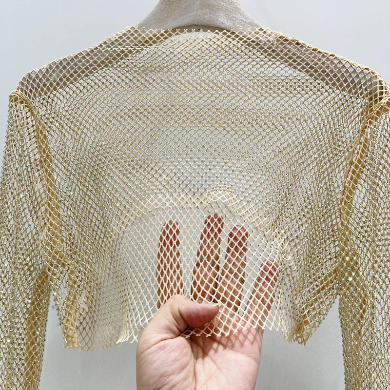 Рисунок 5 - Женская прозрачная блузка Стразы с длинным рукавом