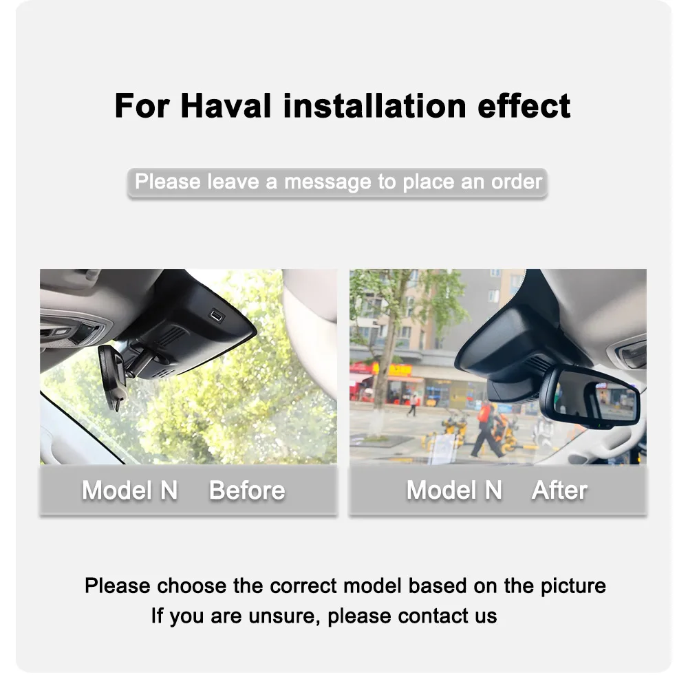 4K HD 2160P Plug and play Dash Cam For Haval Dargo Front and Rear WIFI Car Dvr Dashcam car dash cam
